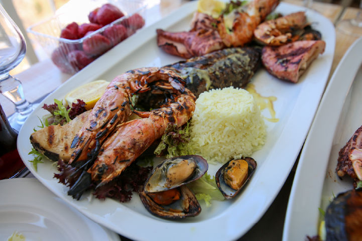 Grilled Seafood Platter
